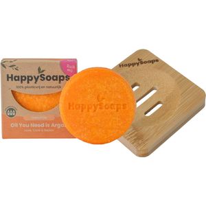 HappySoaps - Oil You Need is Argan Shampoo Giftset - Shampoo Bar & Barhouder