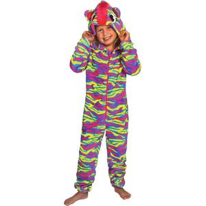 Polar Fleece Eendelige Pyjama, Kinder Onesie met Capuchon.
