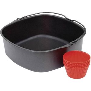 Airfryer Bakmeesterset Met muffinvormpjes bakblik Vaatwasmachinebestendig Inclusief receptenboekje HD9925/01.