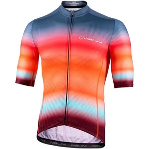 Nalini - Heren - Fietsshirt - Korte mouwen - Wielrenshirt - Zomer - TRENDY JERSEY - RED/FUNDED - M