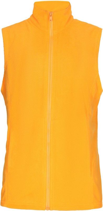 myMo - Fleece Vest - Slanke Pasvorm - Opstaande Kraag - Zwart