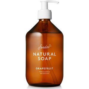 Soeder - Natural Soap - Grapefruit - 500 ml - Natuurlijke Zeep voor Handen en Lichaam