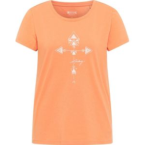 Mustang T-shirt Alina oranje dames - maat M
