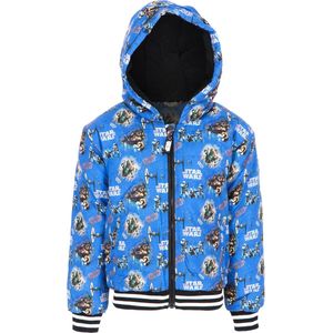 Star Wars Winterjas / Winterjack - Blauw - Maat 98/104