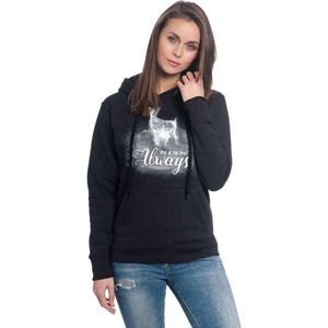 Harry Potter Always Dames Trui met capuchon - zwart - S