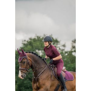 Horka - Equestrian Pro Embossed - Shirt - Wine - Maat L