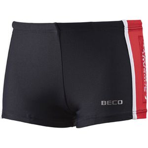 Beco Zwemboxer Jongens Polyamide/elastaan Zwart/rood Maat 128