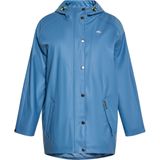 Schmuddelwedda - Grote Maat Regenjas - Staalblauw - Dames