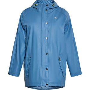 Schmuddelwedda - Grote Maat Regenjas - Staalblauw - Dames