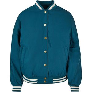 Urban Classics - Oversized Recycled College jacket - M - Groen