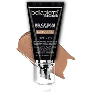 BellaPierre - Derma Renew - BB Cream - Dark Cool - 50 ML - SPF 20 - Anti-Aging foundation