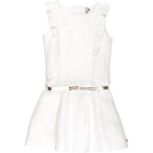 Rumbl Royal - Jurk - Offwhite/goud - Maat 128