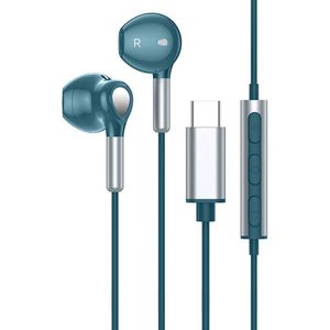Bedrade hoofdtelefoons - USB-C hoofdtelefoons - USB-C hoofdtelefoons met microfoon - Bedrade in-ear hoofdtelefoons - Oordopjes - In-ear hoofdtelefoons
