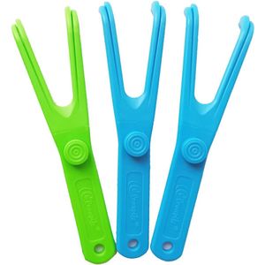 Herbruikbare Flosser - Tandfloss-Houder voor Effectieve Mondhygiëne - 3 Stuks