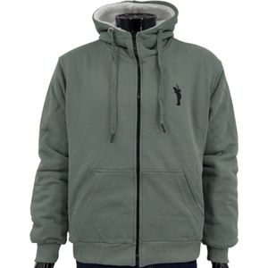 Hitman - Vest - Mint Groen - Heren Vest met Rits - Gevoerde Binnenzijde - Met Capuchon