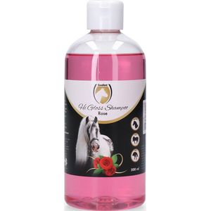Excellent Hi Gloss Shampoo Rose - Reinigende en verzorgende shampoo - Paard - 500 ml