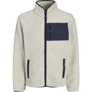 Jack & Jones - JJTHATCHER FLEECE JACKET - Fleecejack - Castlerock - Regular Fit