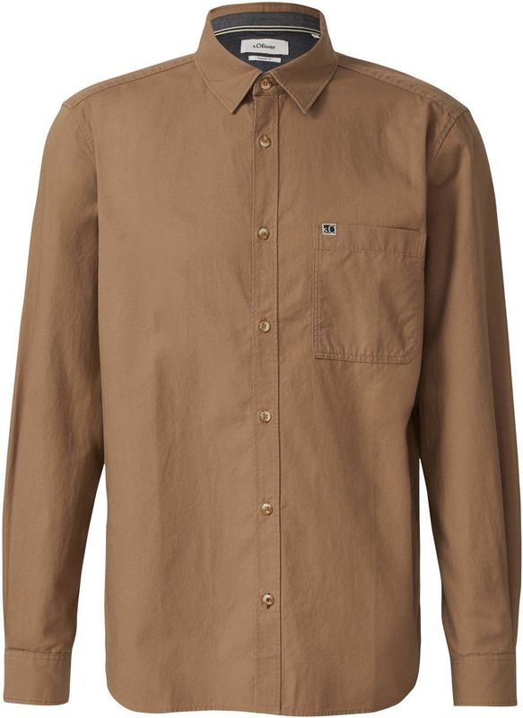 s.Oliver - Hemd - Luchtig Twill - Regular Fit