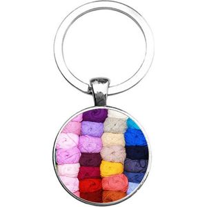 Sleutelhanger Glas - Bolletjes Garen