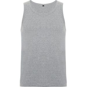 2 Pack Heather Grijs Heren los hemd met brede bandjesmodel Texas maat M