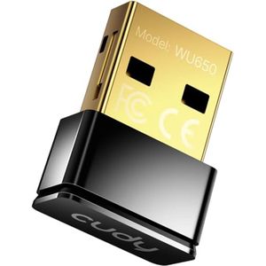 Draadloze WiFi Adapter 650Mbps USB voor PC met SoftAP Mode - Nano Formaat, Compatibel met Windows en Mac