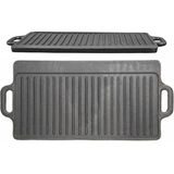 Gietijzeren Grillplaat Dubbelzijdig - 45cm x 23cm - KitchenCrafts-sCast Iron