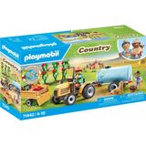 PLAYMOBIL Country Tractor met aanhanger en watertank - 71442