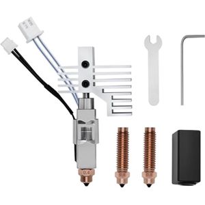 Hotend Upgrade Kit 0,4 mm voor 3D-printer met gehard staal en keramisch verwarmingselement