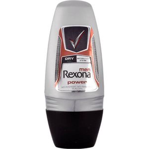 Rexona Men - Deodorant Roller - Motion Sense - Power - 0% Alcohol - Anti-Transpirant & Perspirant - 50ml