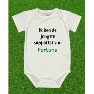 Rompertje jongste supporter van Fortuna