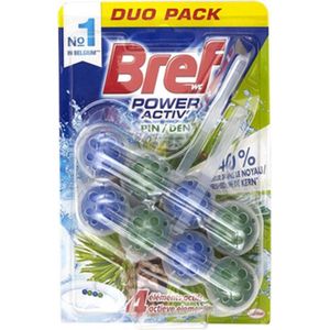 Bref Power Active Den - wc blok - duo pack - 3 stuks