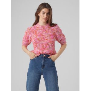 VERO MODA Grofgebreide Trui Roze/Lavendel/Oker