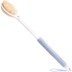 Allecto Premium - Douchelichaamsborstel met Uitschuifbare Handgreep van 43-60cm - Zachte en Harde Borstels - Scrubborstel voor Vrouwen, Mannen en Ouderen