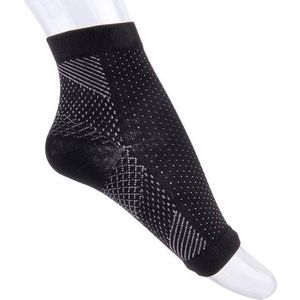 Compressiesok met open teen - L