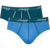 Sloggi - Men Start Midi C2p - Herenbox - Meerdere Kleuren - Verpakking van 2 Stuks