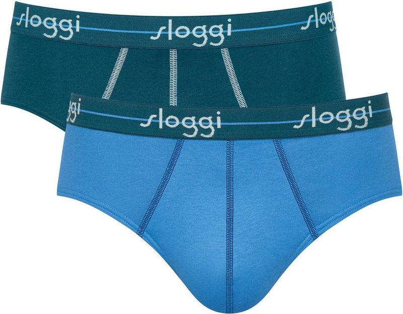 Sloggi - Men Start Midi C2p - Herenbox - Meerdere Kleuren - Verpakking van 2 Stuks