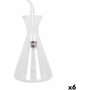 Flesje La Mediterránea Iraia Transparant Borosilicaatglas 500 ml (6 Stuks)