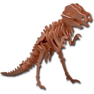 Bouwpakket 3D Puzzel T-Rex Tyrannosaurus XL - 91 cm Hout