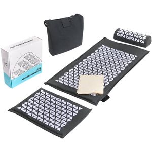 Lexium Spijkermat – Acupressuur Mat - Spijkerbed - Acupunctuur Kussen - Shakti Massage - Massage & Ontspanning -