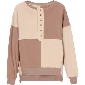 MYMO - Back To School - Sweatshirt - Beige / Camel