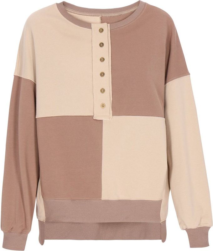 MYMO - Back To School - Sweatshirt - Beige / Camel