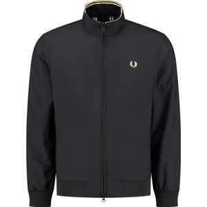 Fred Perry Brentham Jacket J2660 - heren zomerjas - zwart - Maat: M