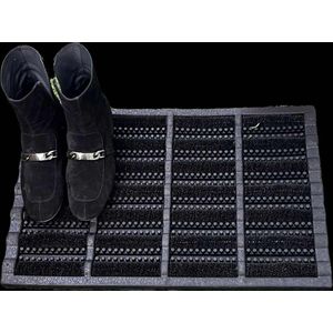 deurmat-buitenmat - borstelmat - dirtstopper -60 x 40 cm - zwart