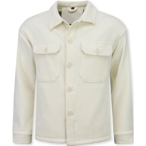 Heren Overshirt met Zakken - Heren Jack - Tussenjas Heren - 520 - Beige