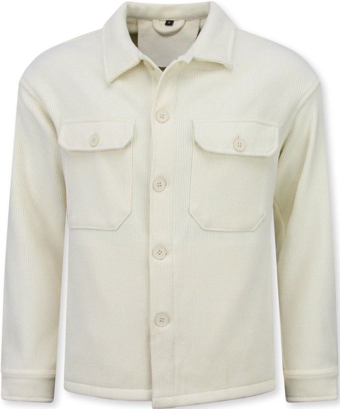 Heren Overshirt met Zakken - Heren Jack - Tussenjas Heren - 520 - Beige