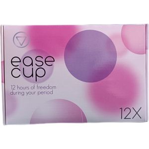 EaseCup 12 stuks menstruatiediscs - platte menstruatiecup - menstruatiedisk - zorgeloos sporten en vrijen - saunabezoek tijdens menstruatie