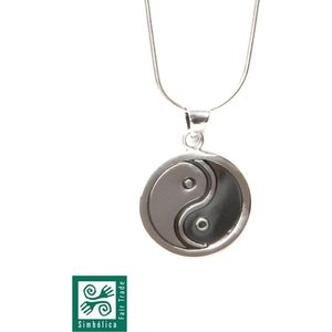Yin Yang - zilveren ketting