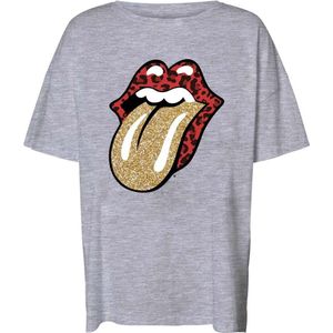 Rolling Stones, The NMIda Glitter Rolling Stones T-shirt grijs S