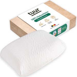 Tuur Kussen 40x60cm - 100% Natuurlatex - Ergonomische Ondersteuning