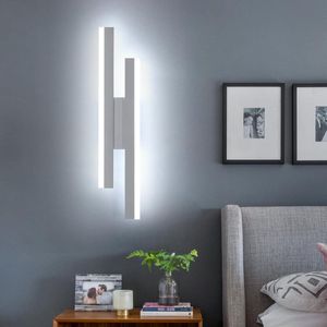 Goeco wandlamp - 40cm - Groot - LED - 16W - 1800LM - 6500K - koel wit licht - acryl en metaal - voor woonkamer, slaapkamer, trap, hal